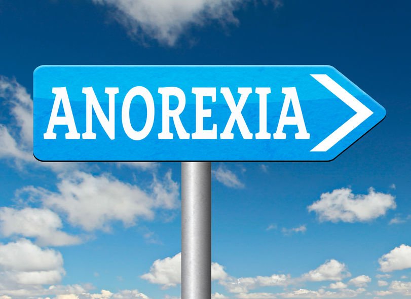 sign says "anorexia"