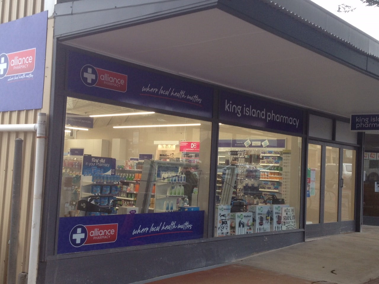 King Island Pharmacy new shopfront