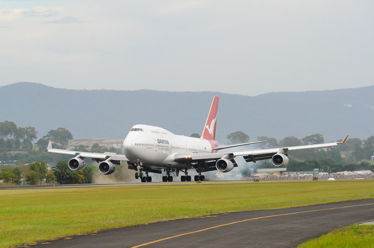 Qantas jumbo