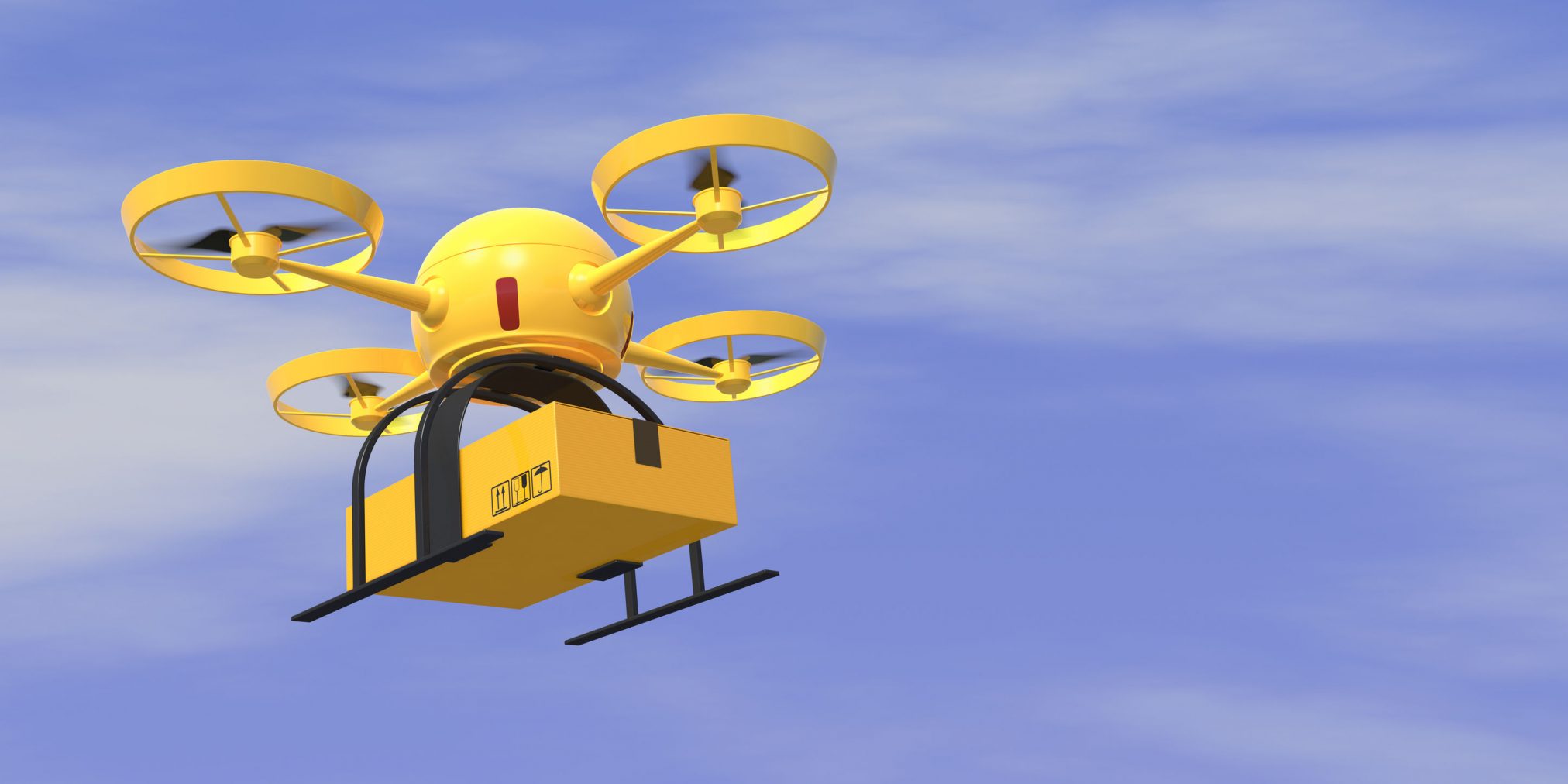 yellow drone