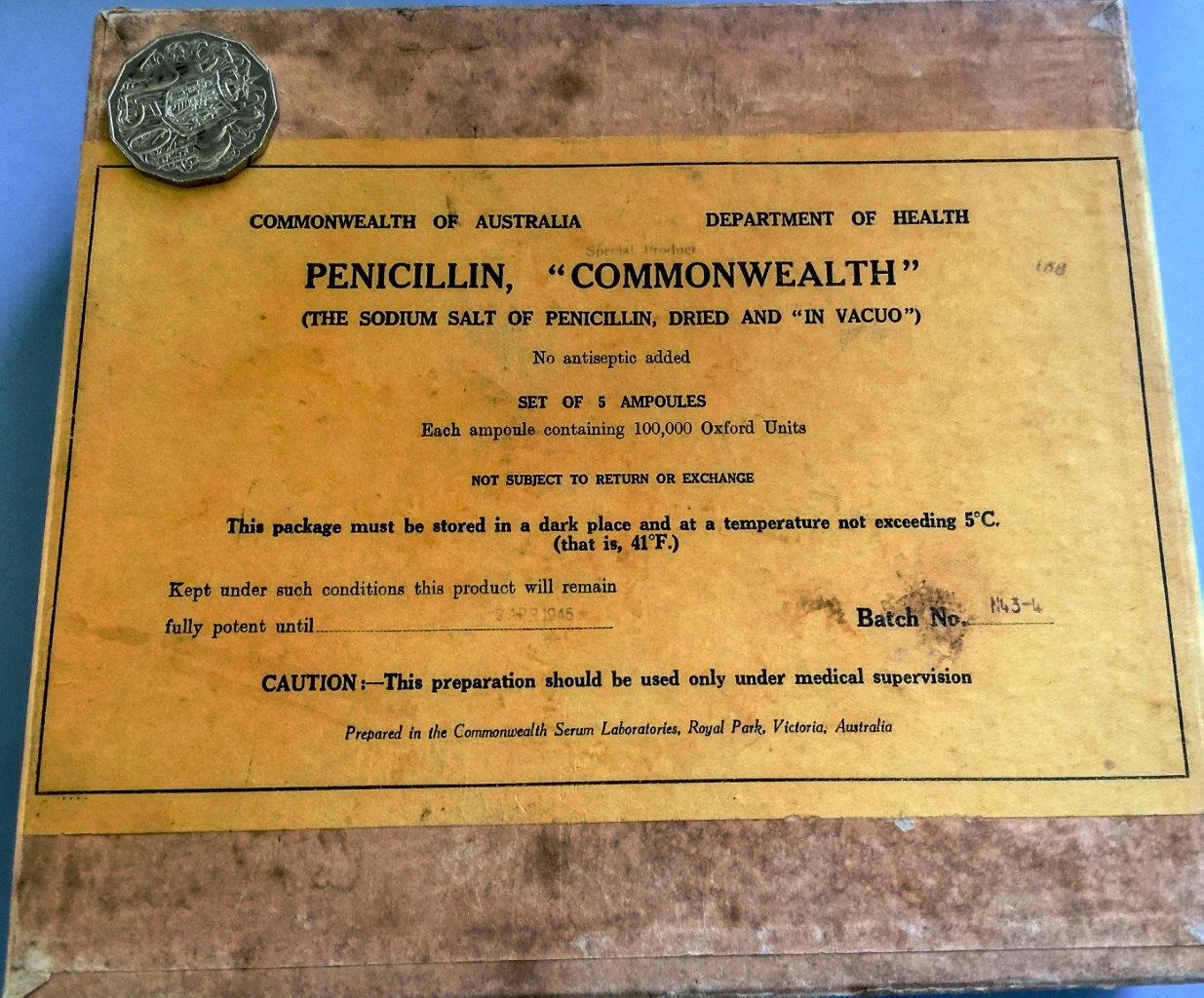 very old penicillin from RUM