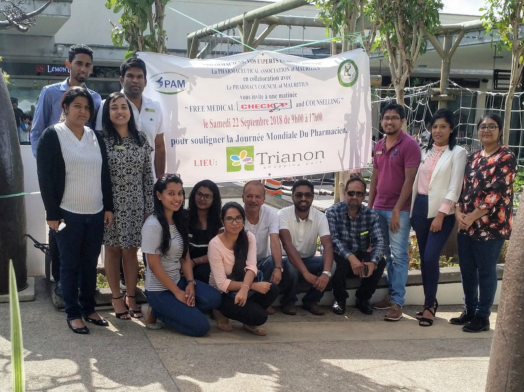 The Pharmaceutical Association of Mauritius held a health day at the Trianon Shopping Centre