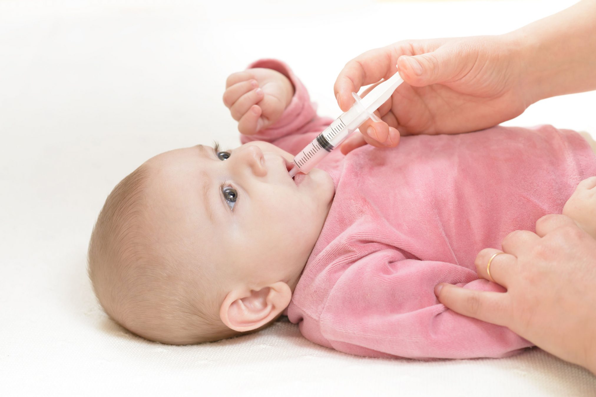 baby infant liquid medicine syringe panadol