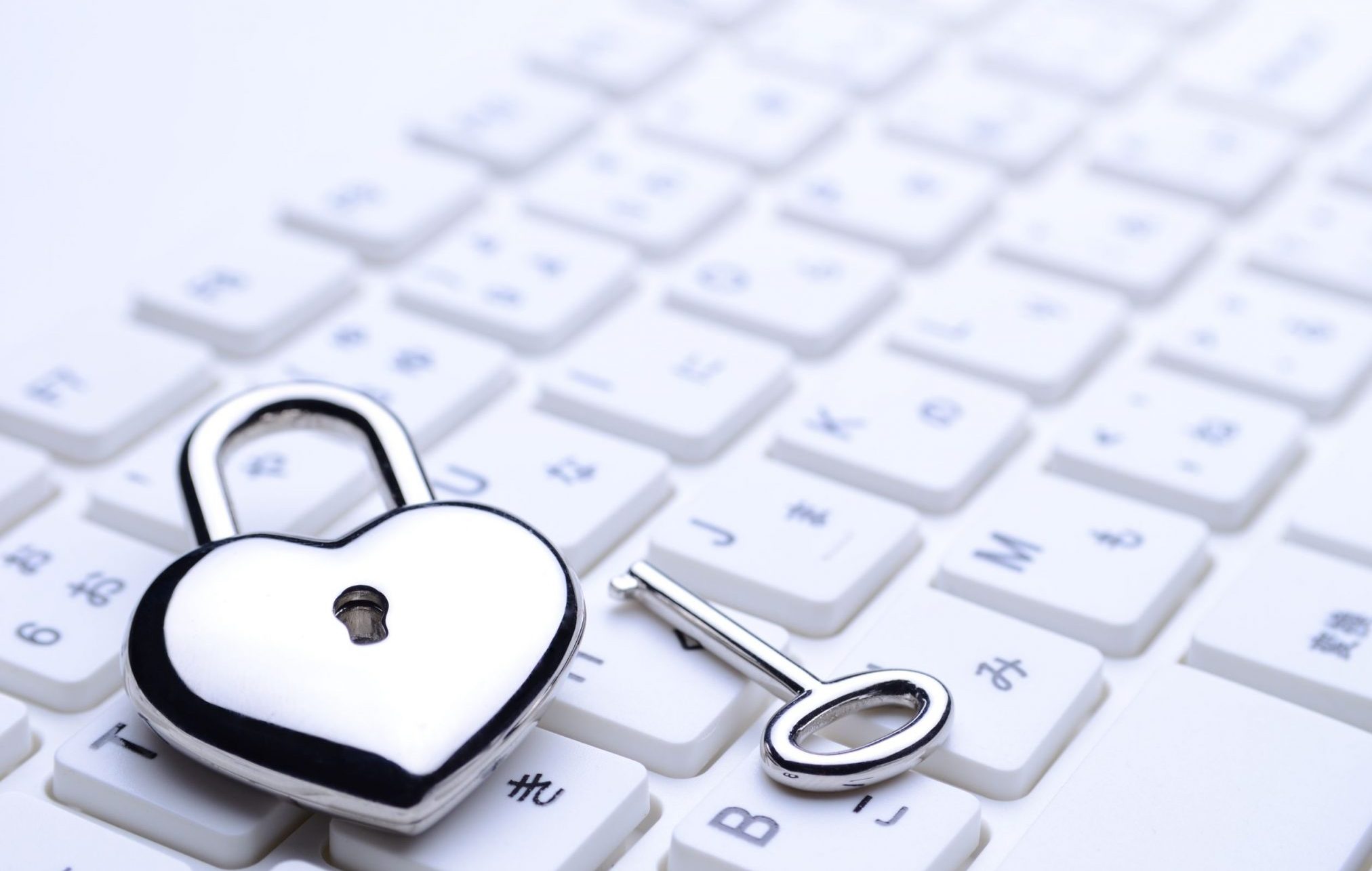 heart lock keyboard online dating scam digital technology
