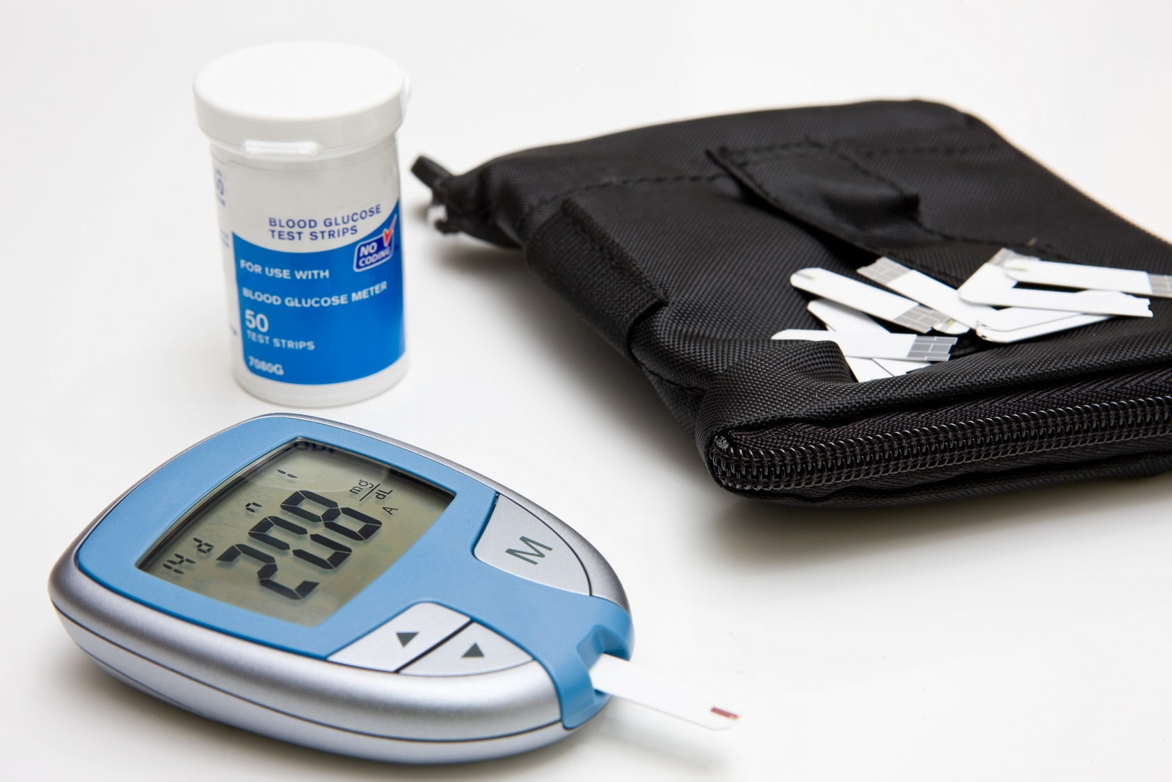 blood glucose meter testing strip test diabetes