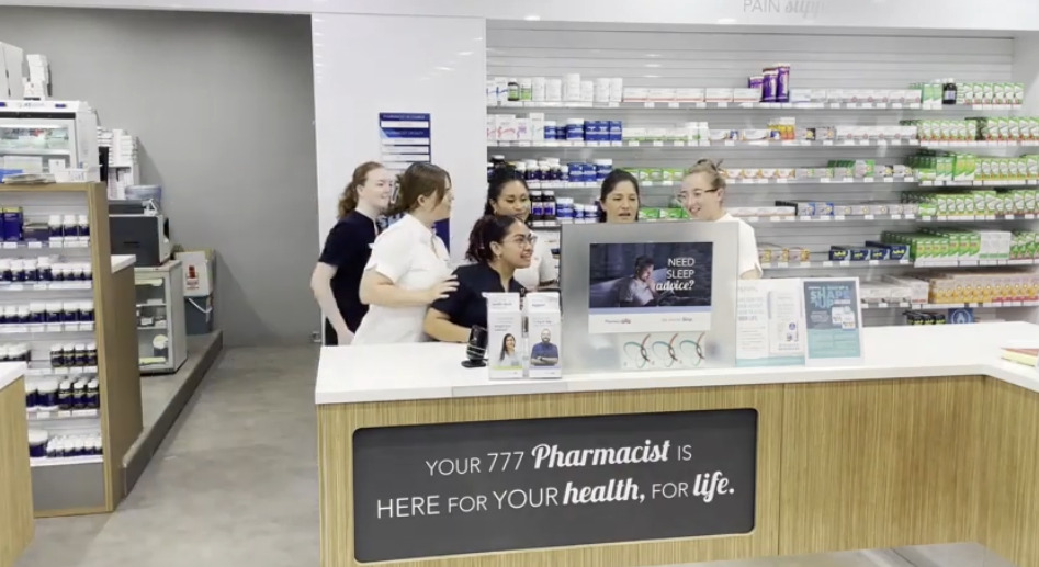 A still from Pharmacy 777 Port Hedland's winning video
