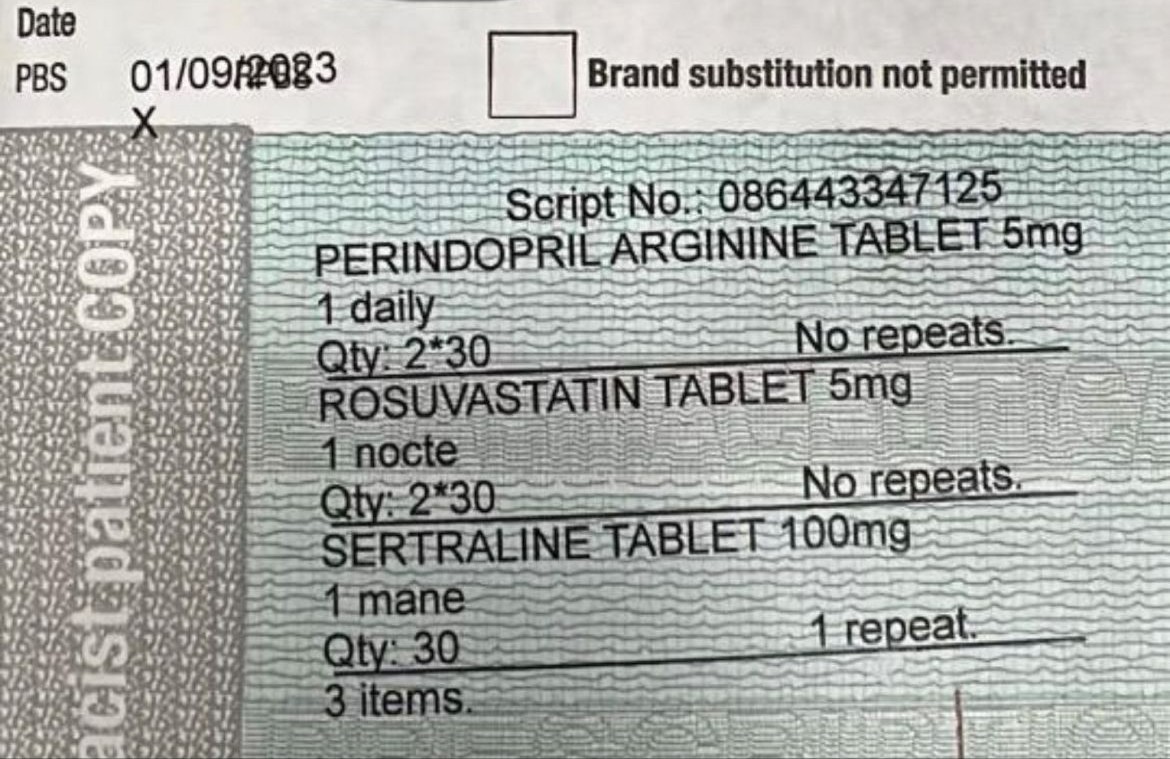 60-day prescription zero repeats