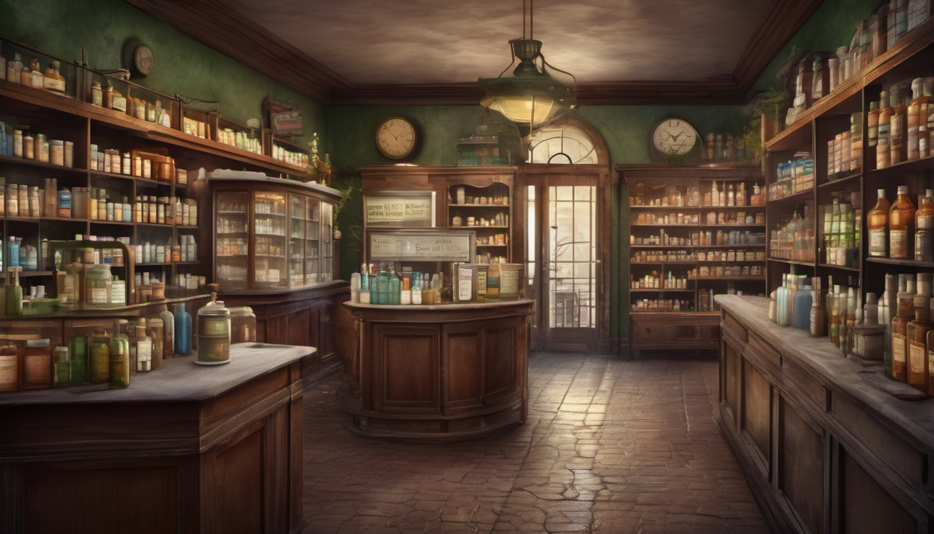 Old fashioned pharmacy